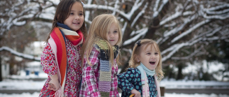 enfants hiver